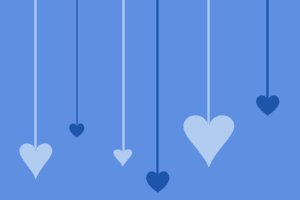 _Blue_Hanging_Hearts_Background